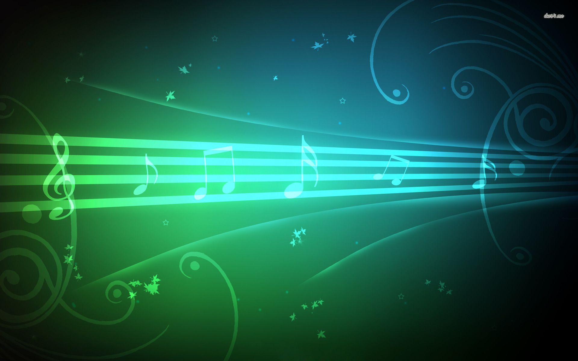 Blue Music Notes Backgrounds - Wallpaper Cave