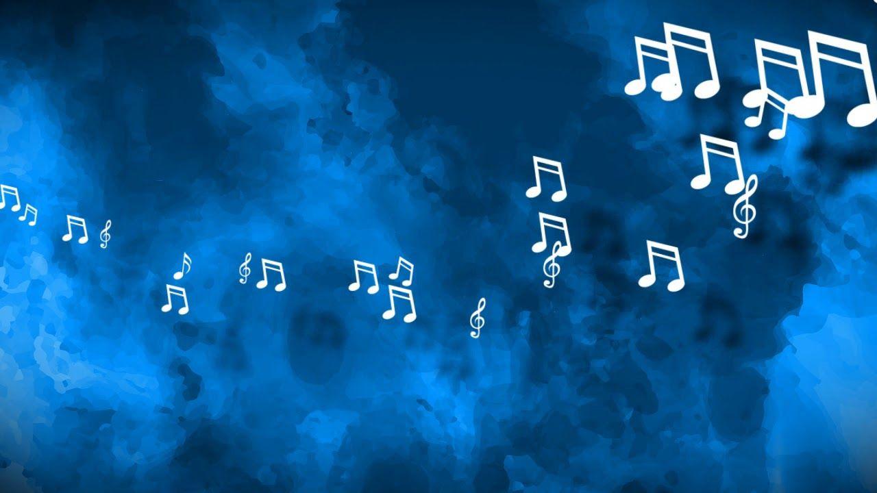 Music Notes floating from side Background // Free
