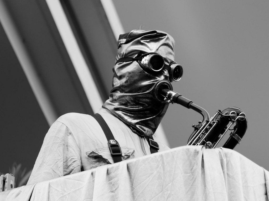 A Post Apocalyptic Saxophone Player? Bassic Sax Blog