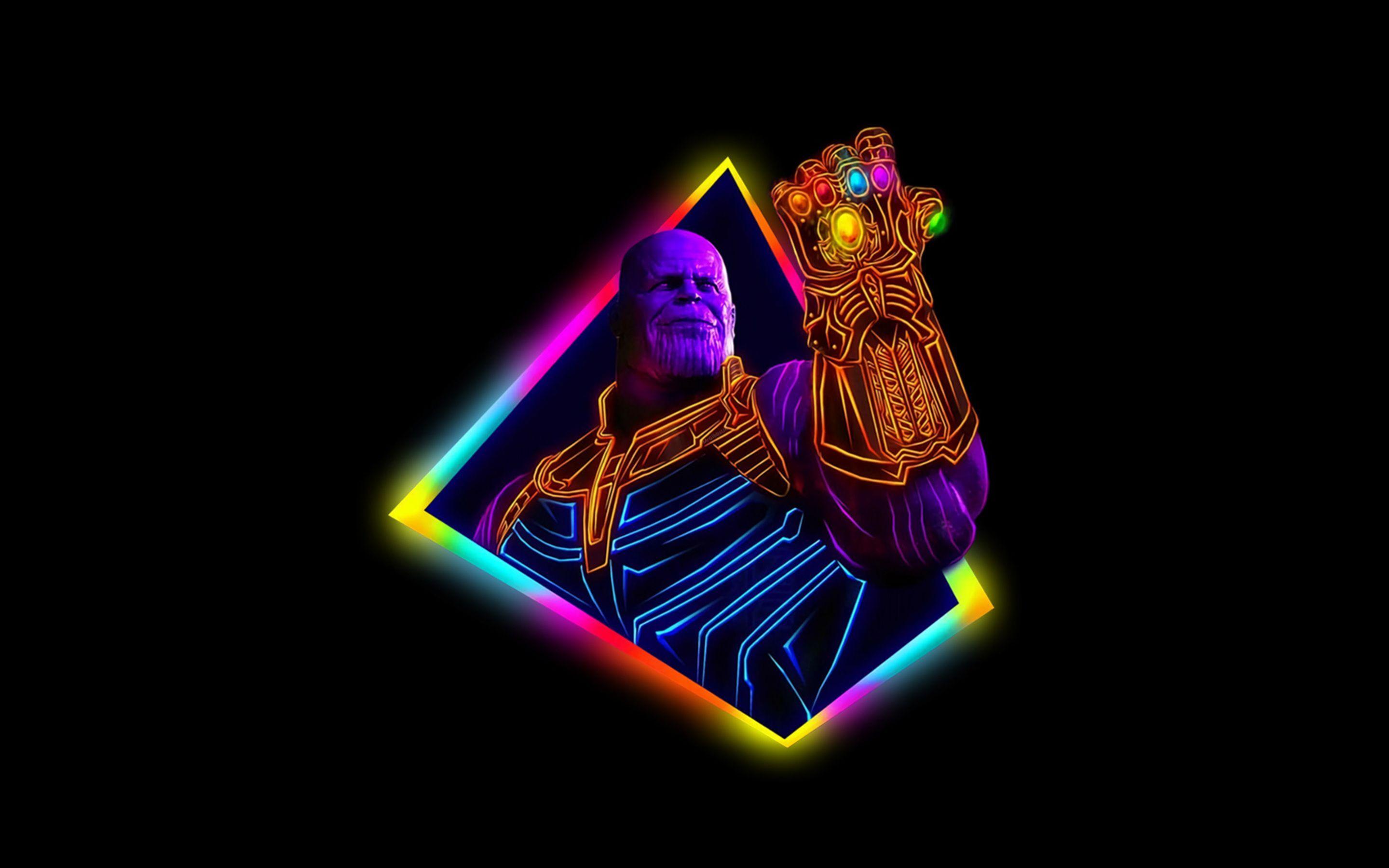 Thanos Avengers Infinity War 80S Style Artwork Macbook Pro