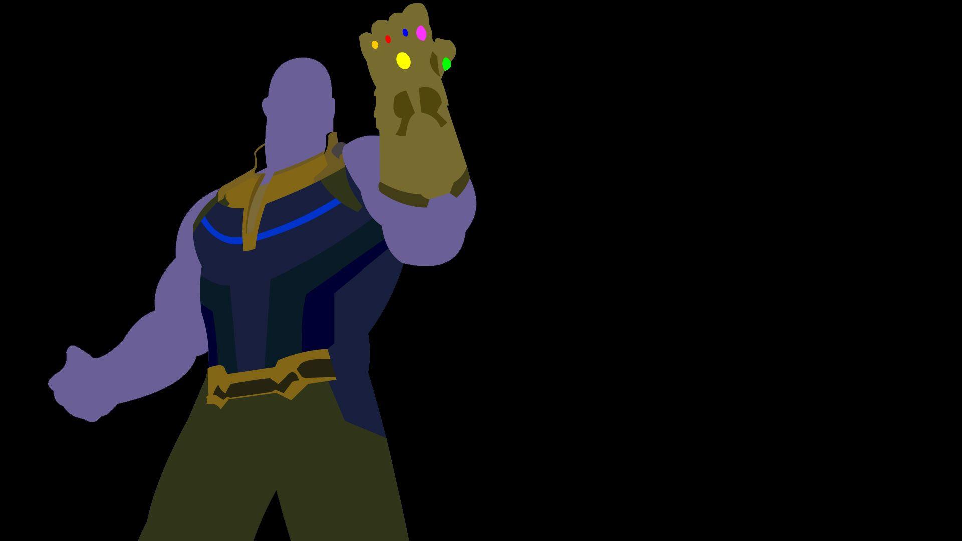 Avengers Infinity War Thanos Gauntlet Minimalism Laptop