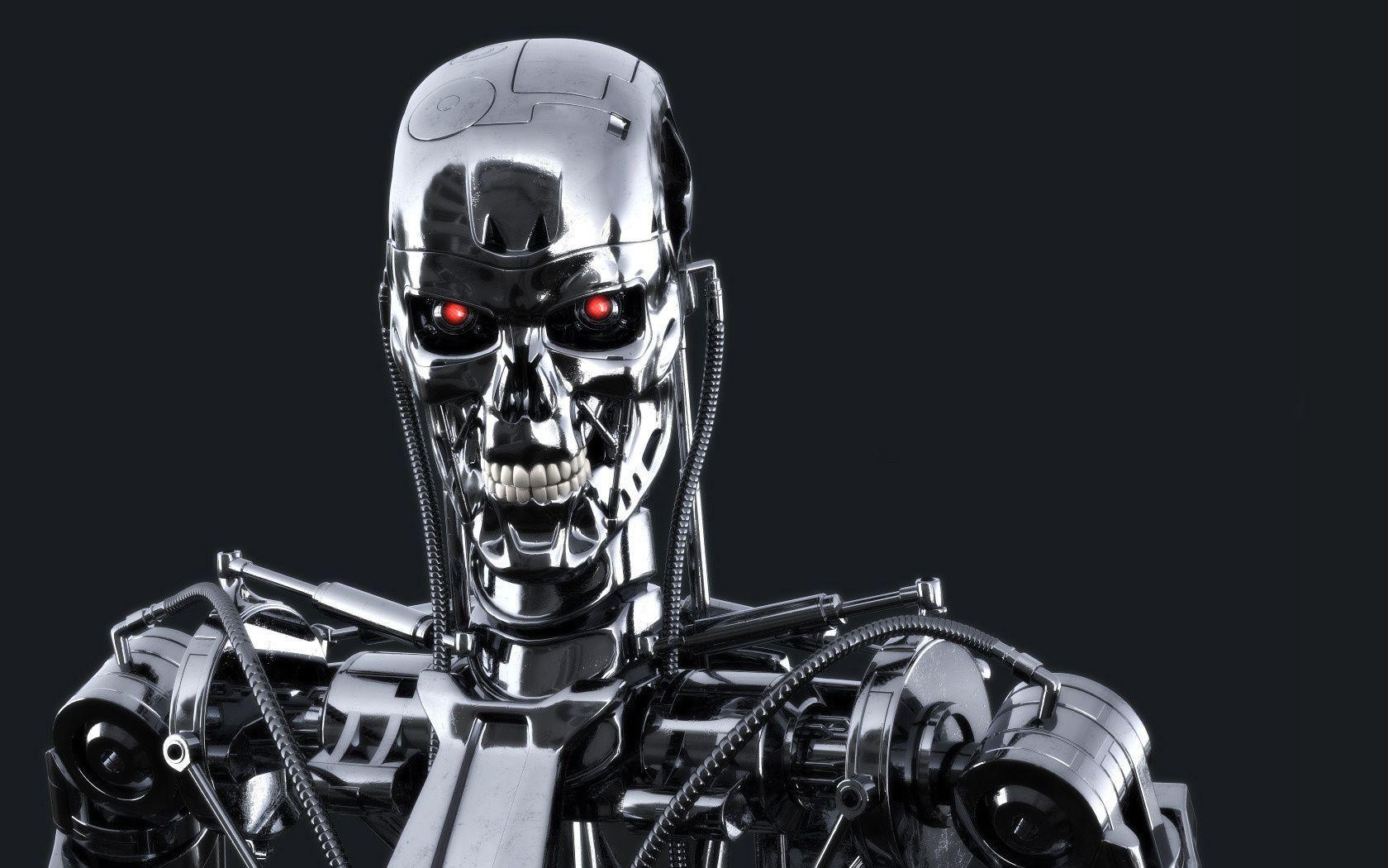 Old Movie Robots.. Terminator, Robot, T 800 Photo. Celebrity And Movie Picture, Photo. Terminador, Cyborg, Diseño De Robot