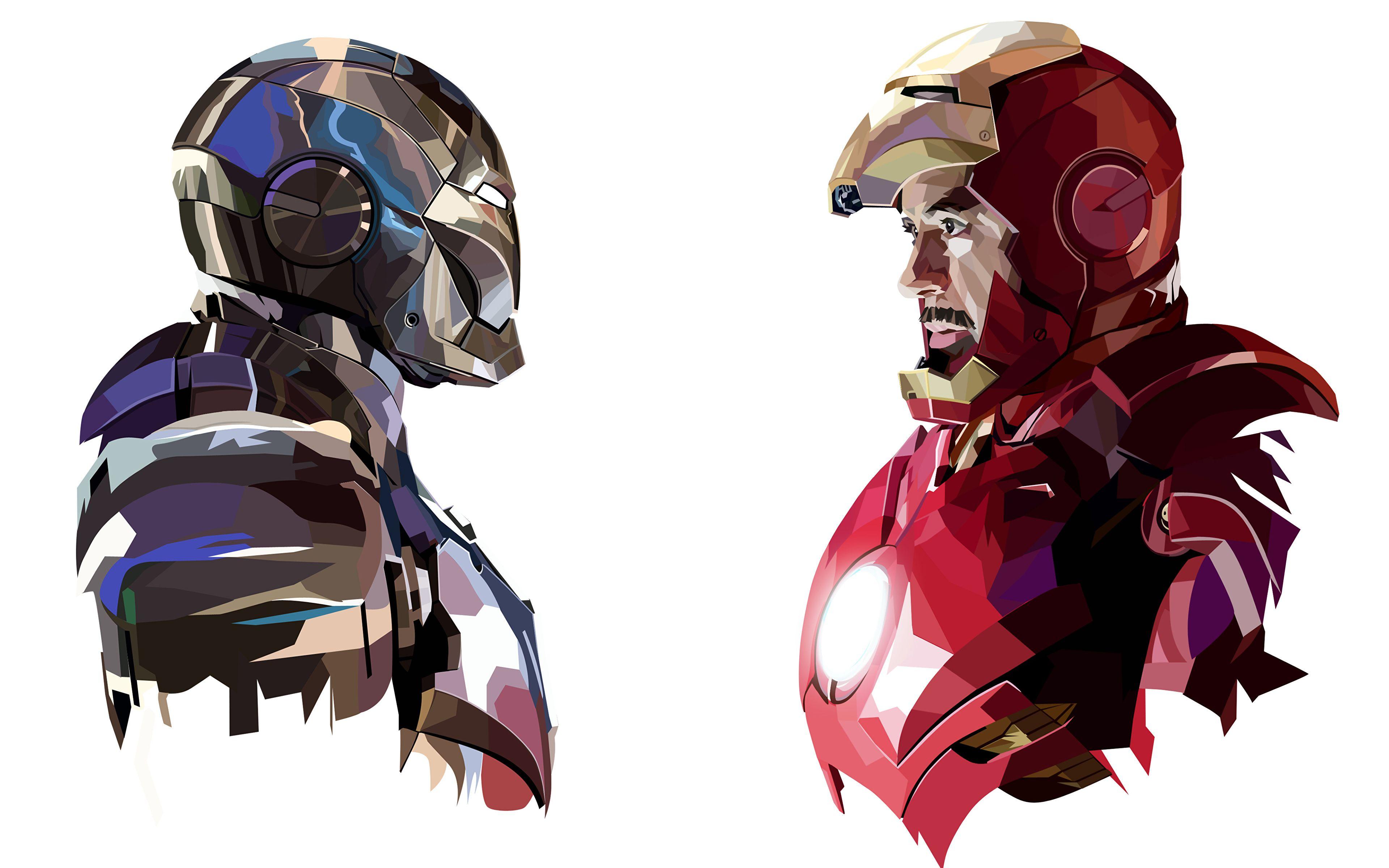 Wallpaper Iron Man hero tony stark mark 3 mark 2 Fantasy 3840x2400