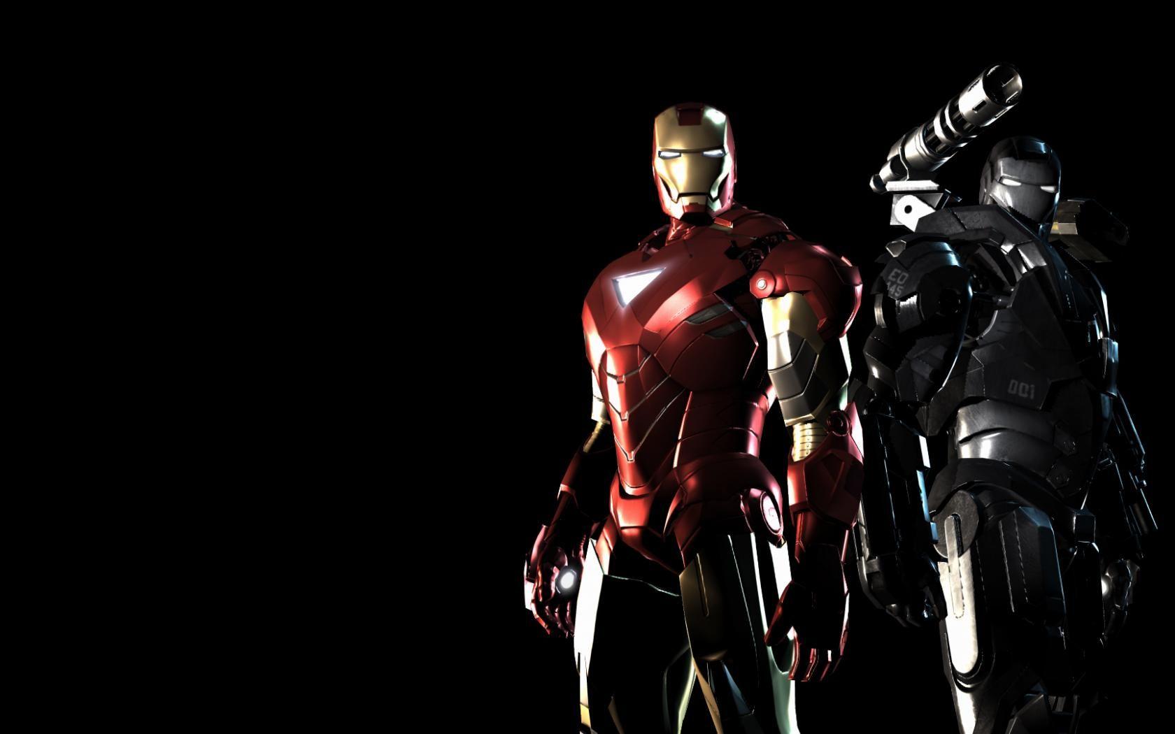 Wallpaper of Iron Man Mark VI and Machine War. HD Wallpaper