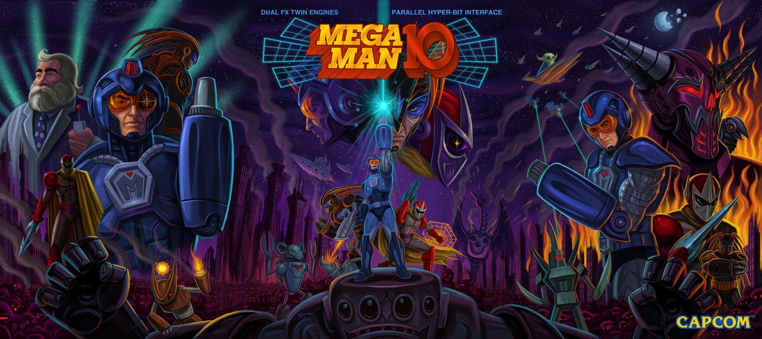 This Mega Man Legacy Collection 2 PS4 theme is dope, and there's a