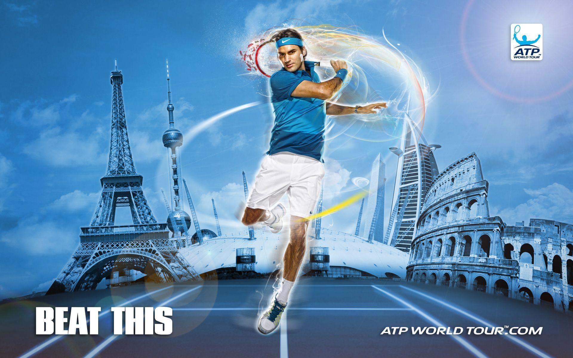 ATP World Tour. ATP Wallpaper. Daily Tour обои. CPLUS Tour обои.