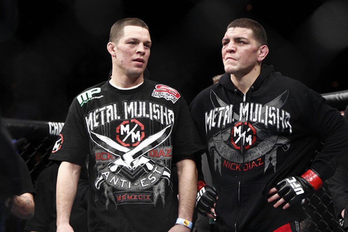 UFC Quick Quote: Nate Diaz won't fight on same card as brother Nick