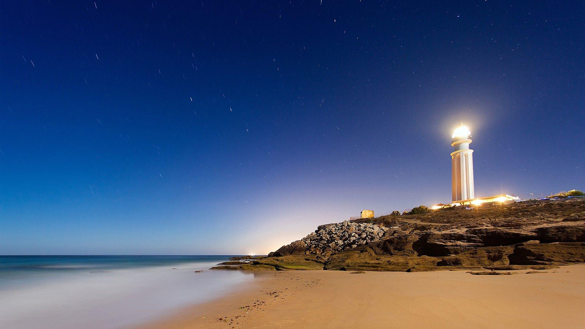 Cape Trafalgar Lighthouse HD Wallpaper