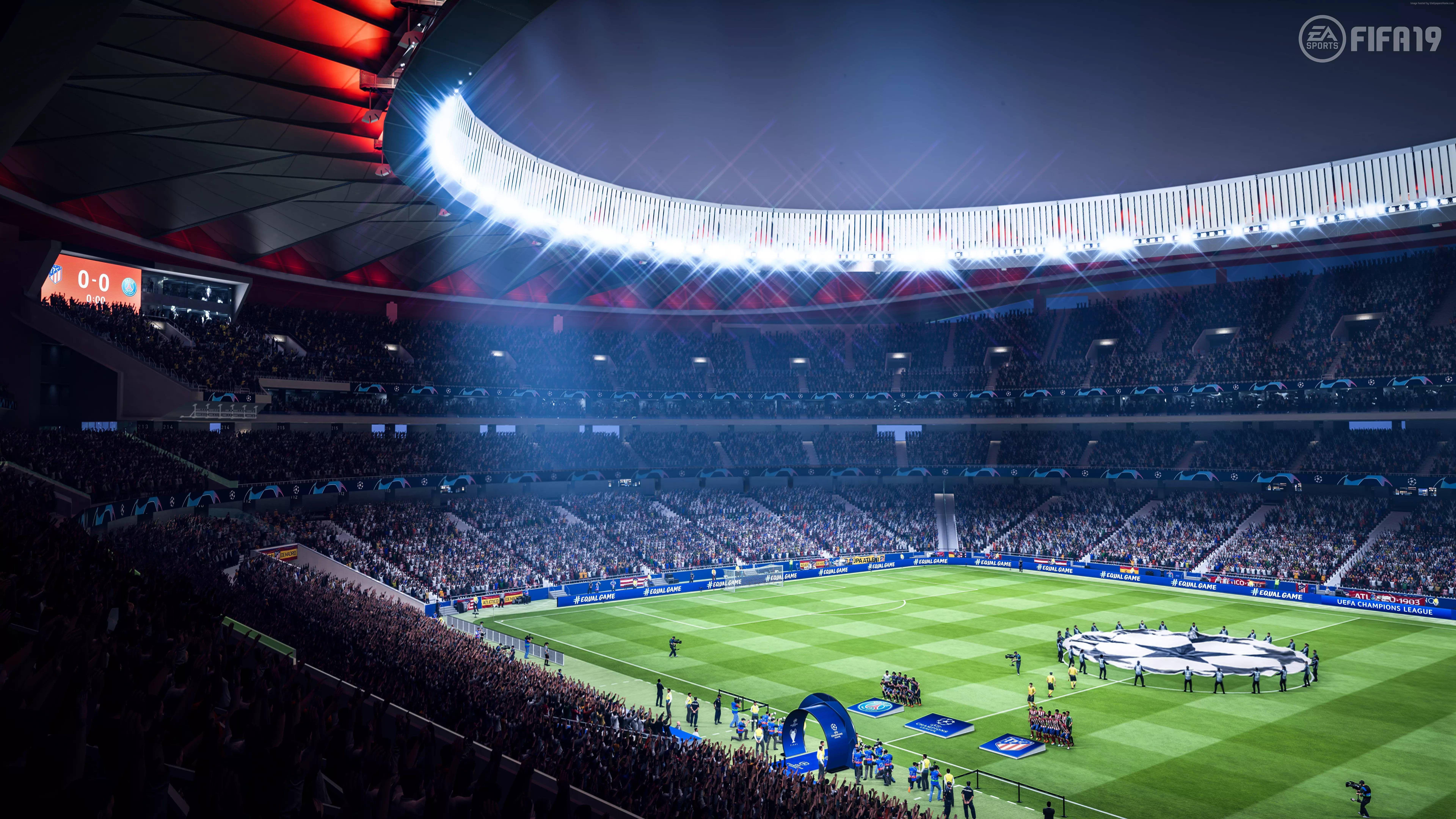 Wallpaper FIFA 19, E3 2018, screenshot, 8K, Games