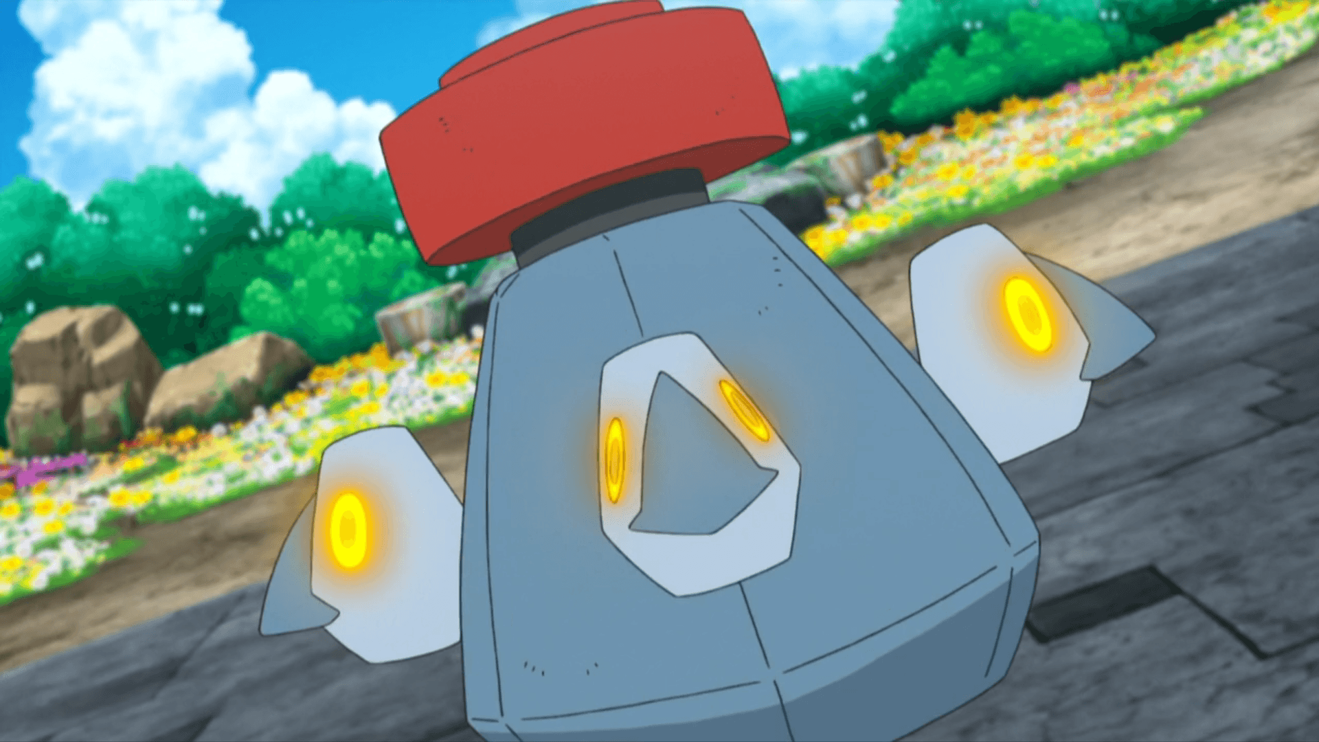 Olivia Probopass Magnet Bomb.png. Pokémon
