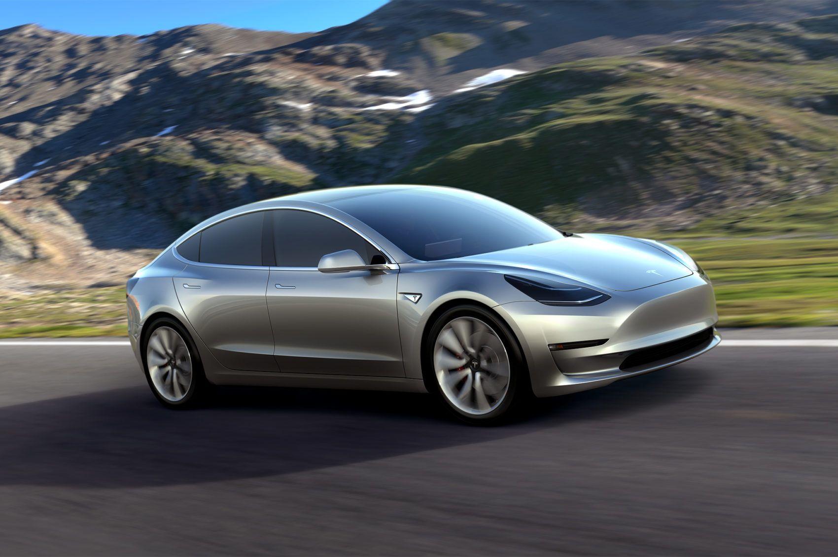 Tesla Model 3. Engine HD Wallpaper. Autocar Release Preview