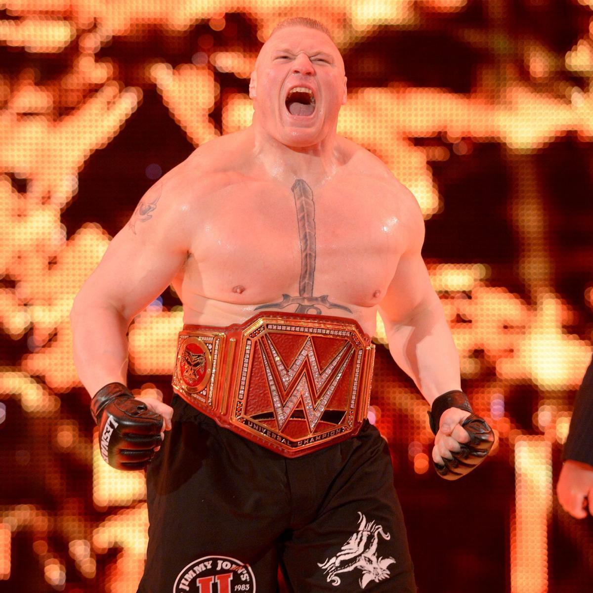 Brock Lesnar vs. Braun Strowman vs. Kane Championship