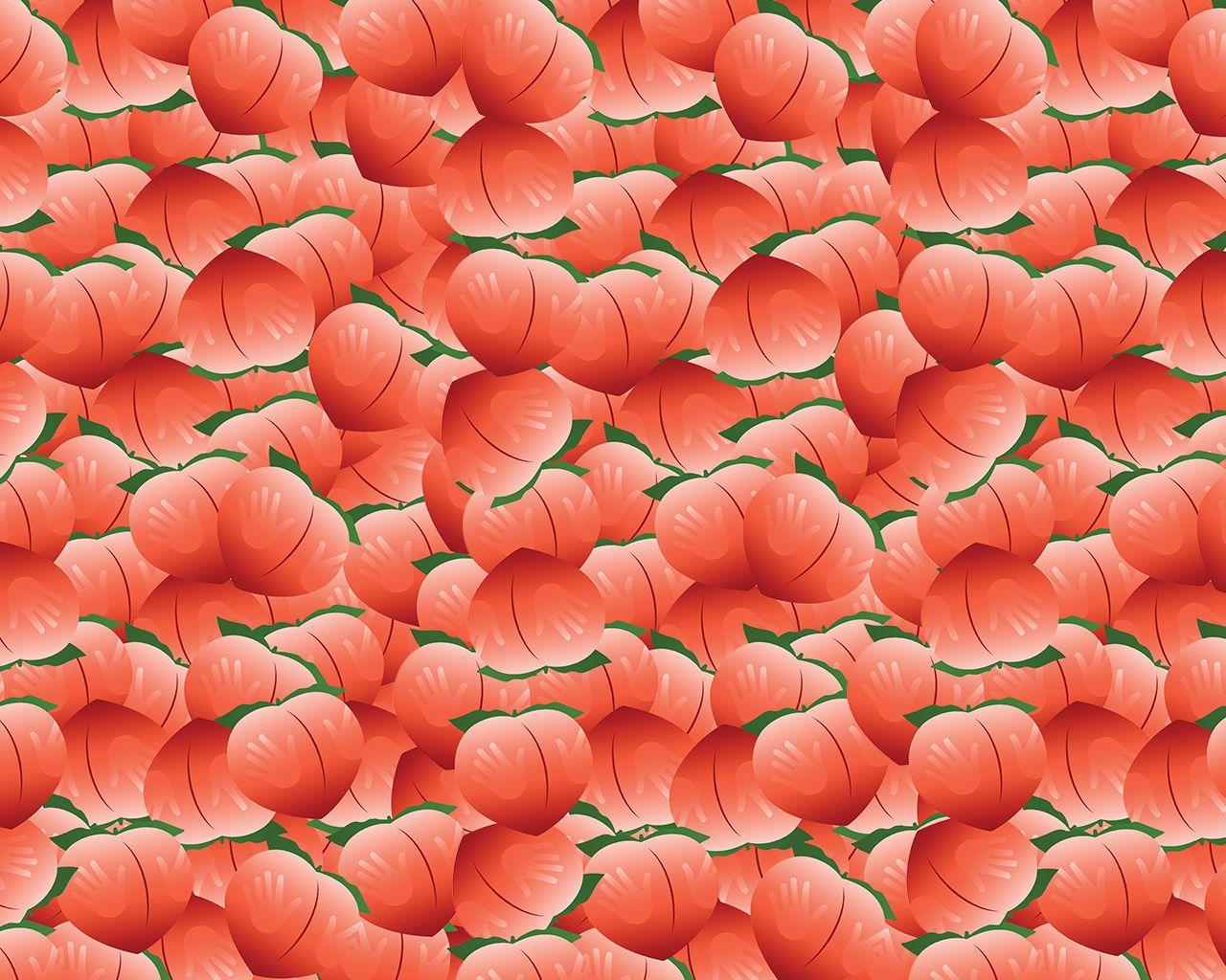 Peach Wallpapers Wallpaper Cave This is a recreation of the peach emoji in ...