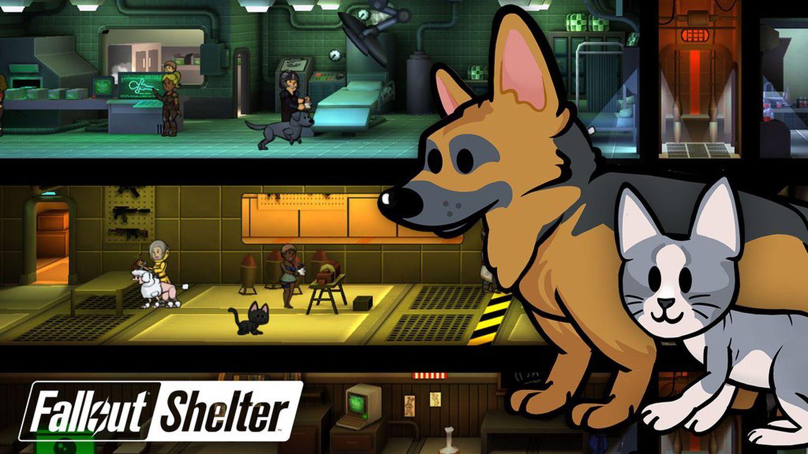Fallout Shelter introduces Dogmeat and other pets to the vault