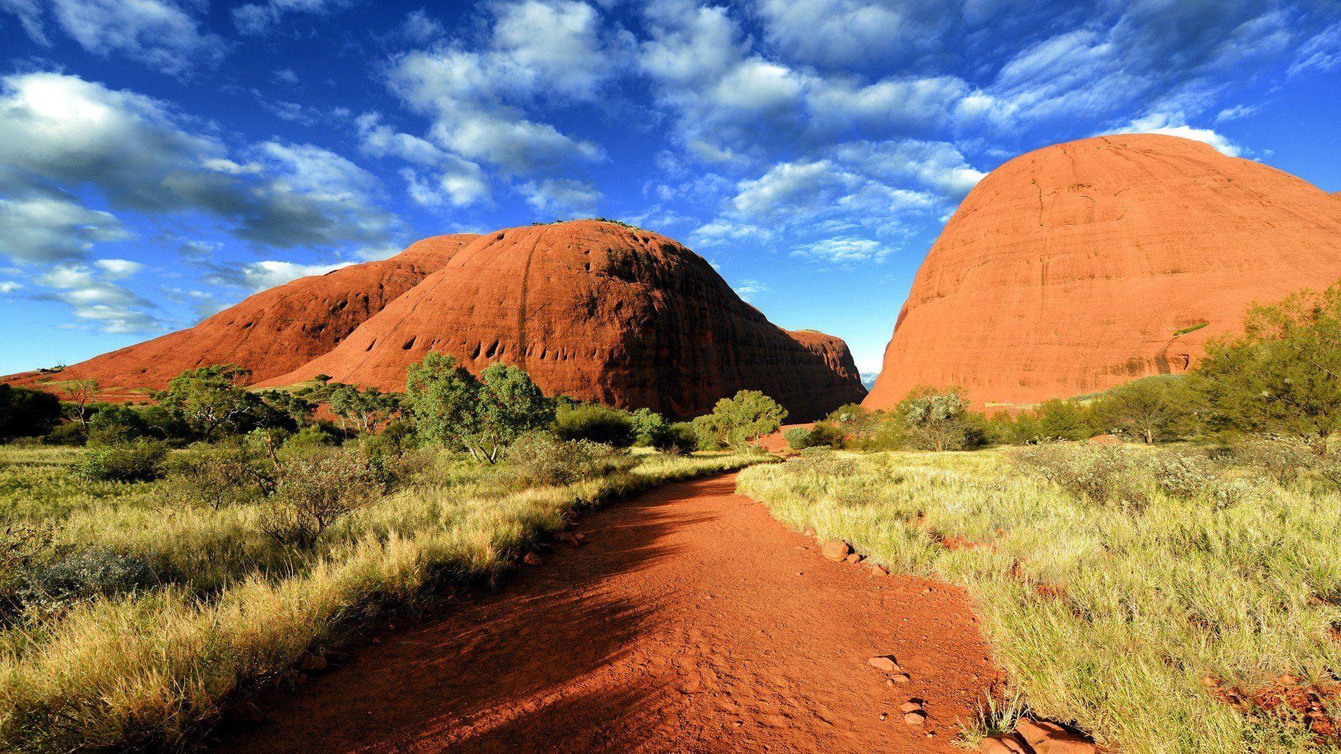 Uluru And Kata Tjuta National Park Australia Desktop Wallpaper HD