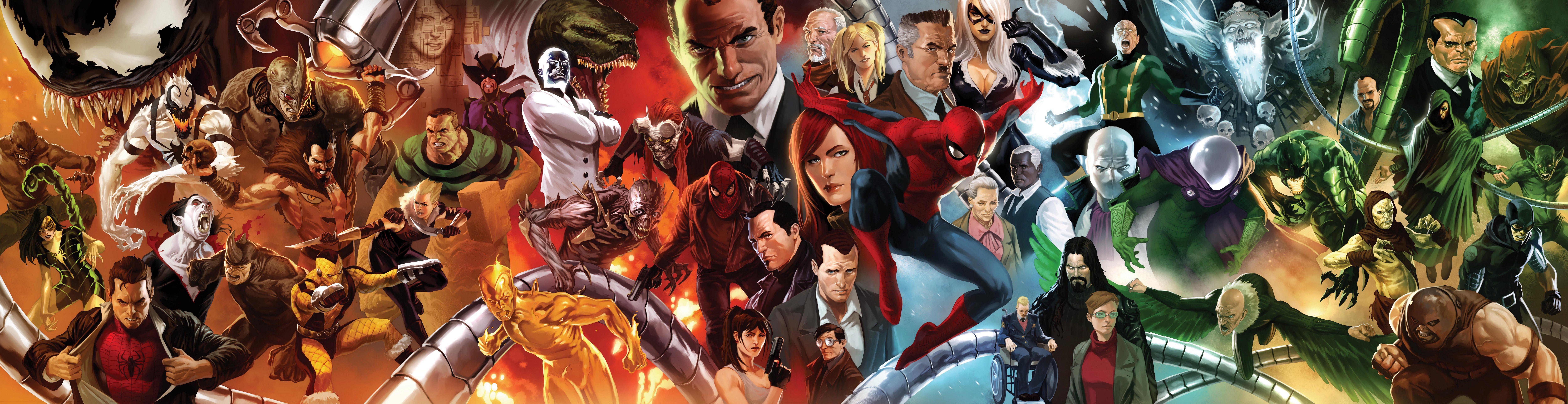 Comics, Venom, Spider Man, Kraken, Mary Jane Watson, Electro