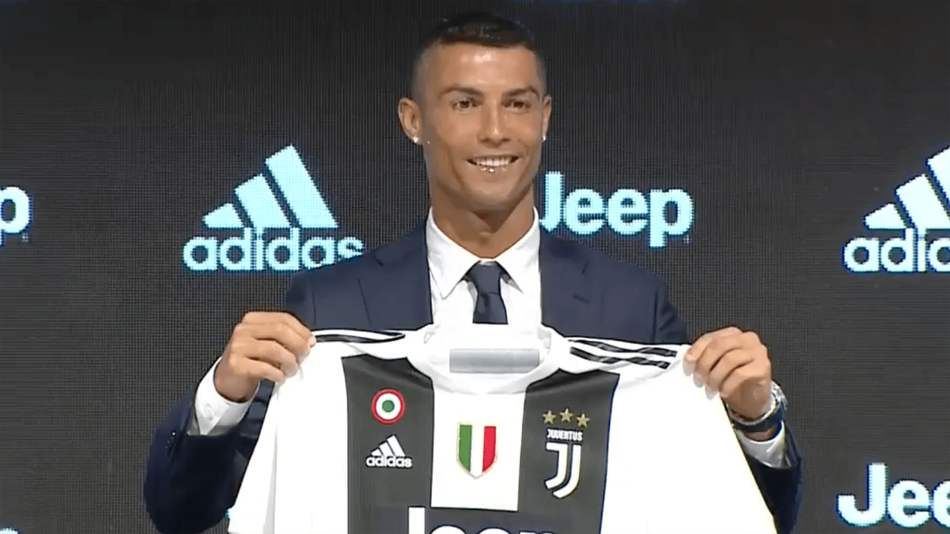 When is Cristiano Ronaldo's first match for Juventus?