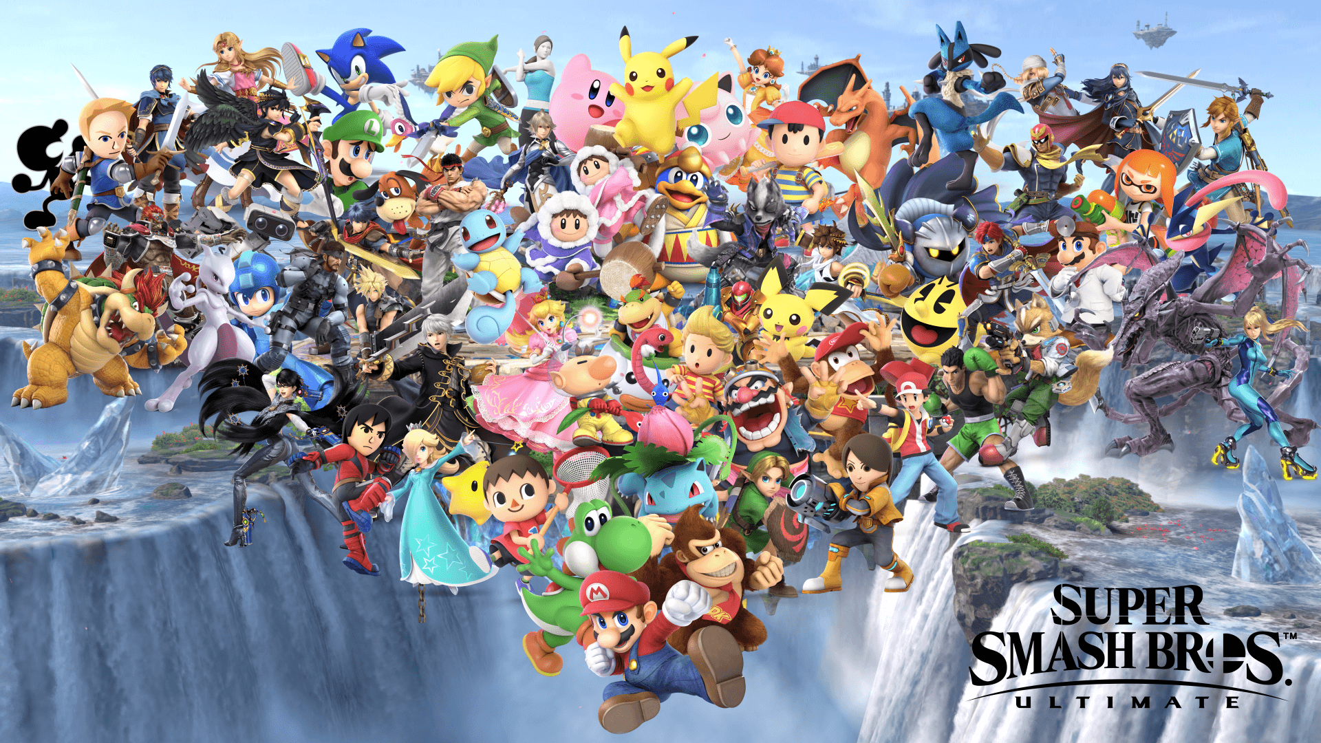 Papel de Parede Jogo Super Smash Bros ultimate!!