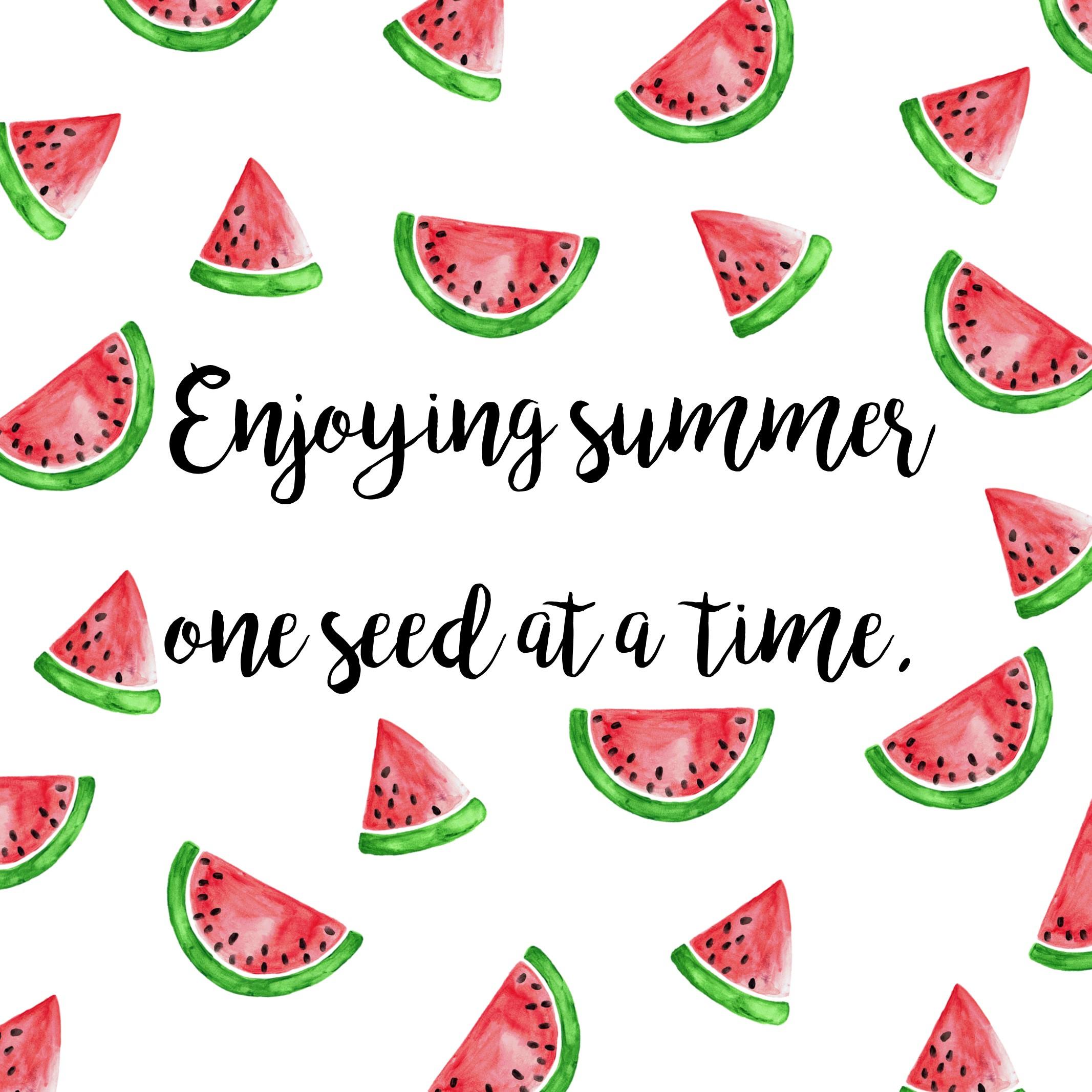 June 2016 Watermelon Wallpaper // Free Download