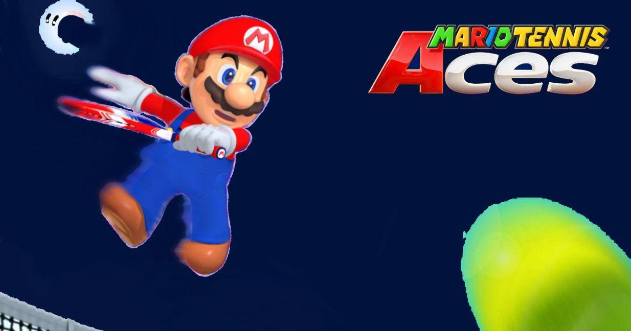 Mario(me)tennis aces artwork background version