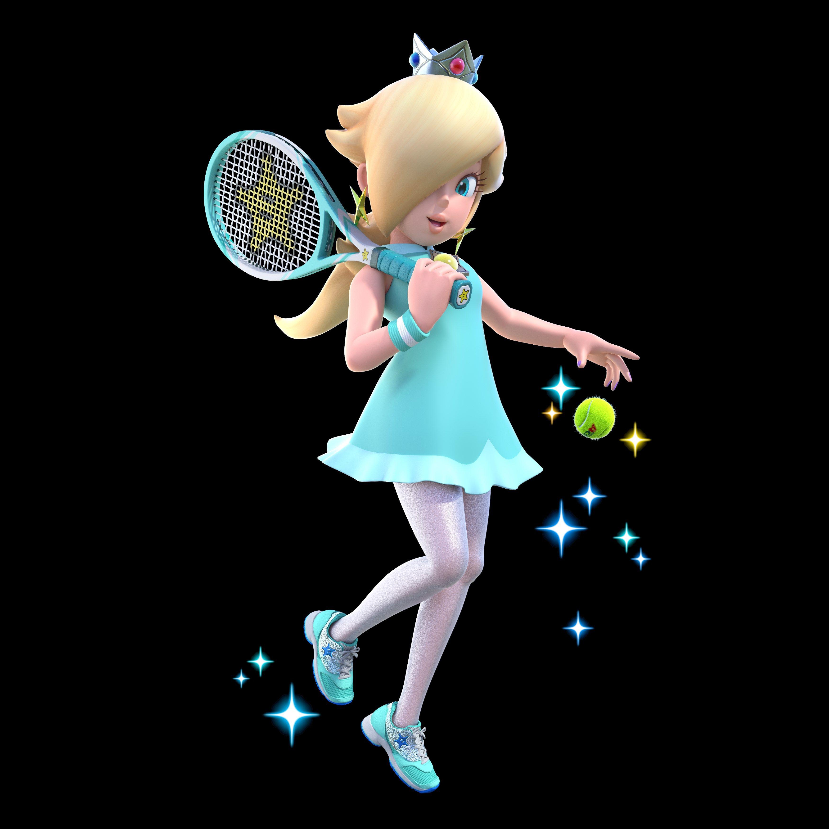 North American Mario Tennis Aces boxart, screenshots, character art