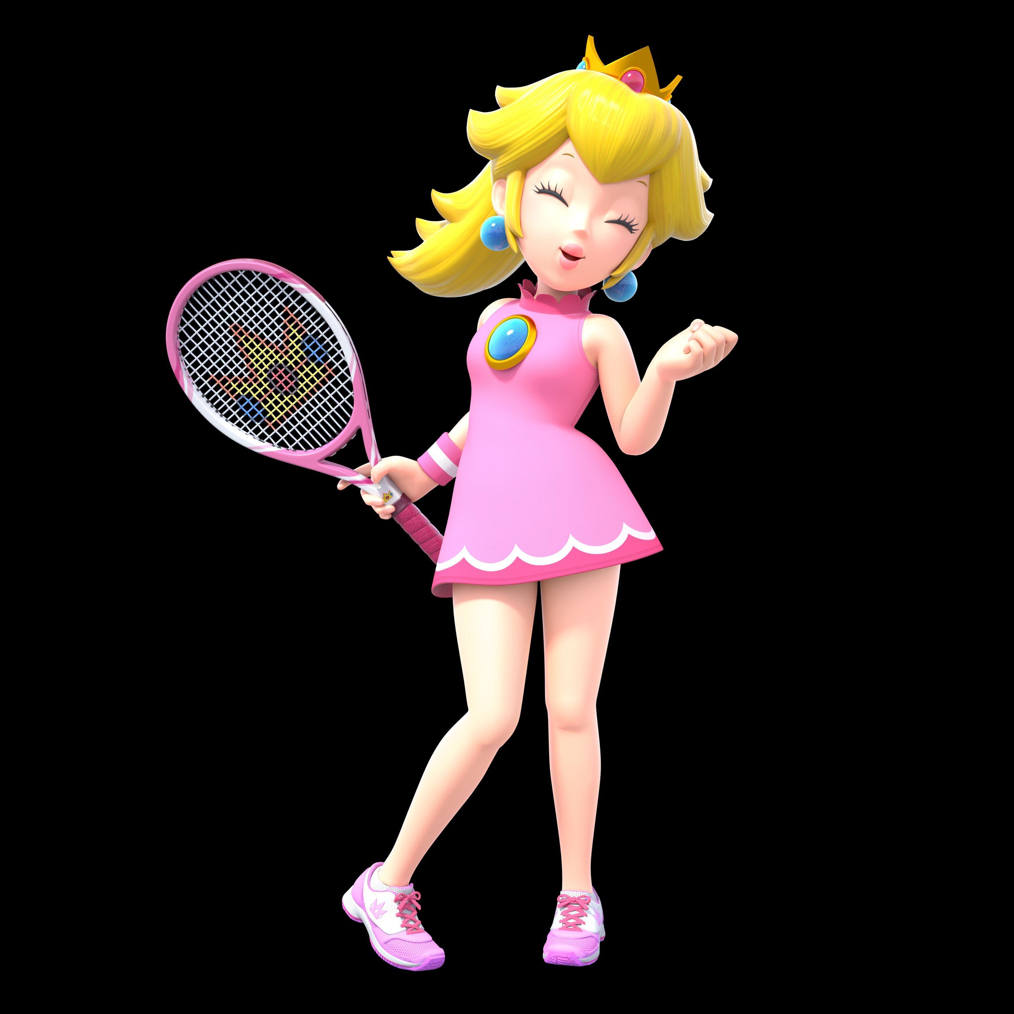 Peach Tennis Aces. Princess peach. Peach mario