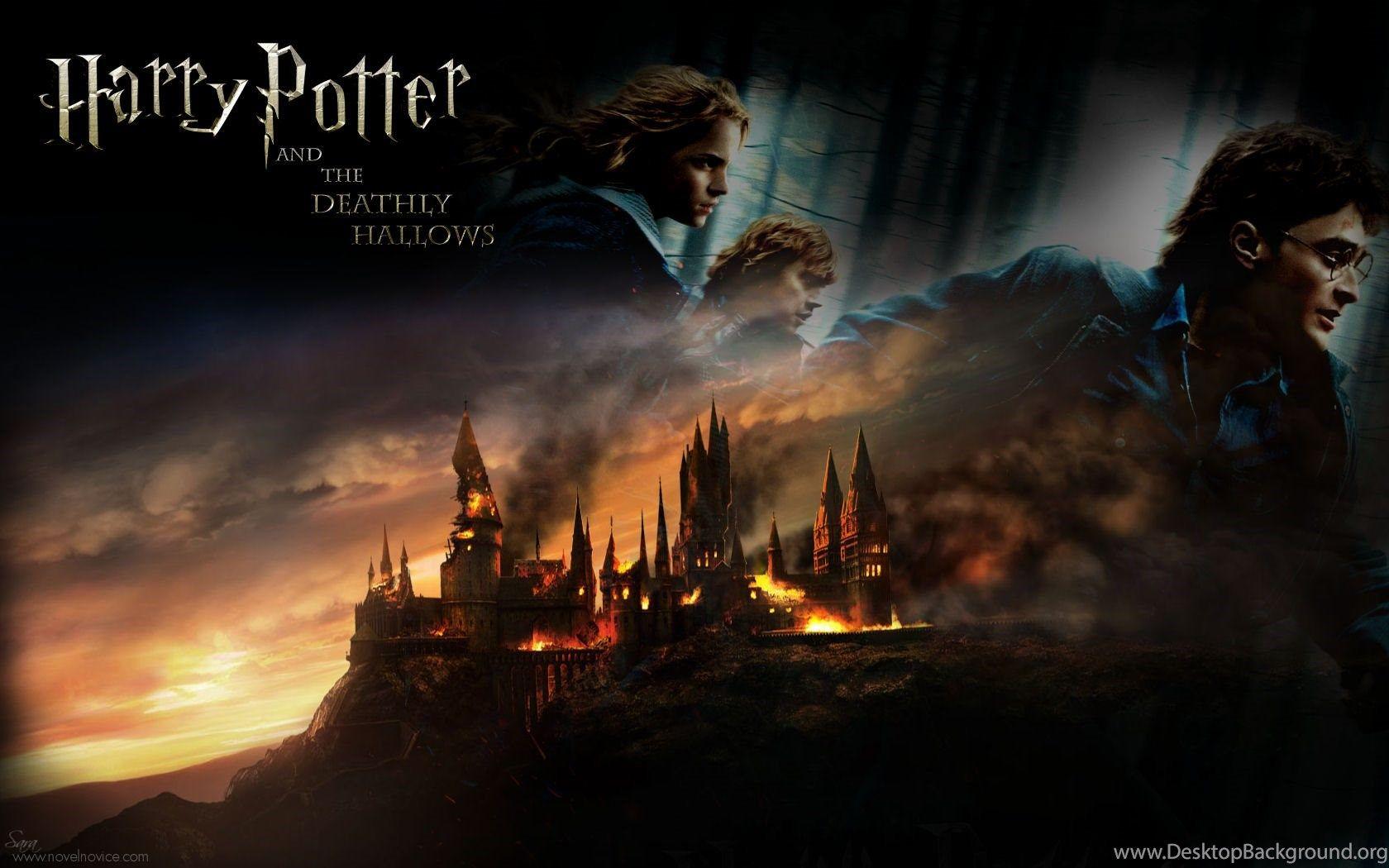 Harry Potter & The Deathly Hallows Desktop Wallpaper Novel Novice
