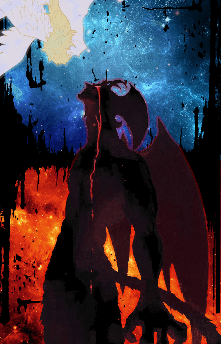 Devilman Crybaby. Satan & Akira Fudo. pjhihuh
