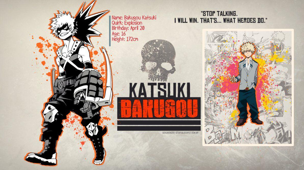 Wallpaper Katsuki Bakugou