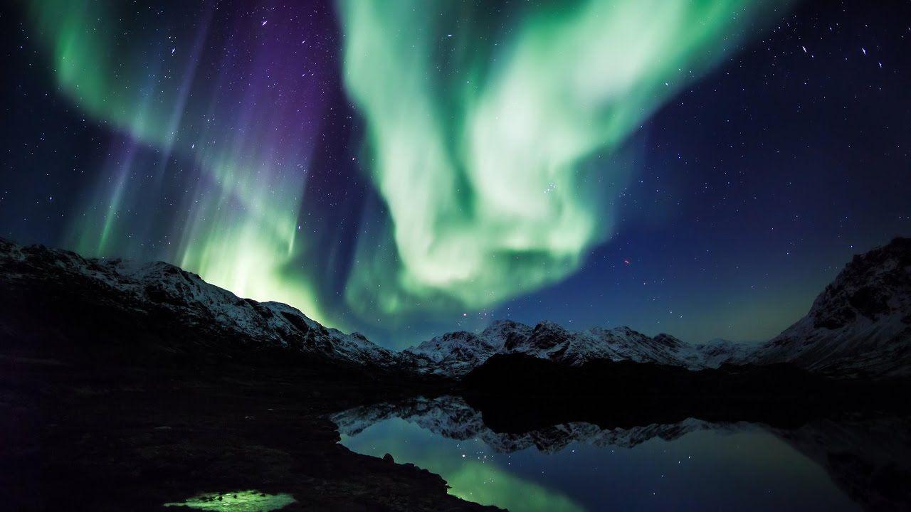 Aurora Borealis in 4K UHD: Northern Lights Relaxation Alaska Real
