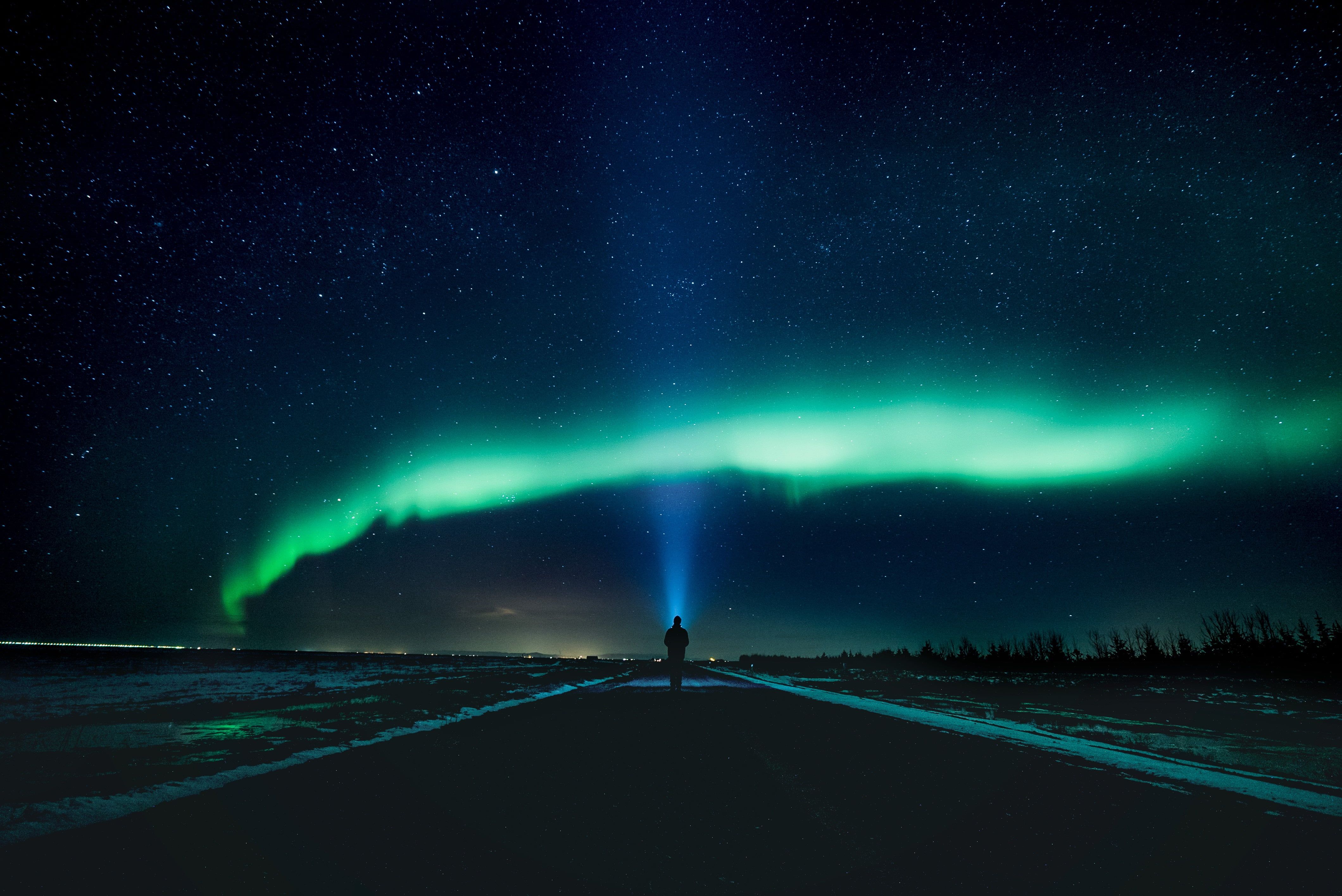 Aurora Borealis, Alone, Northern Lights, Aurora Borealis HD