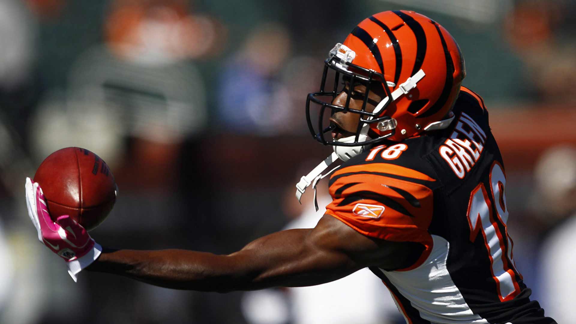 One Handed Catch by AJ Green Wallpaper