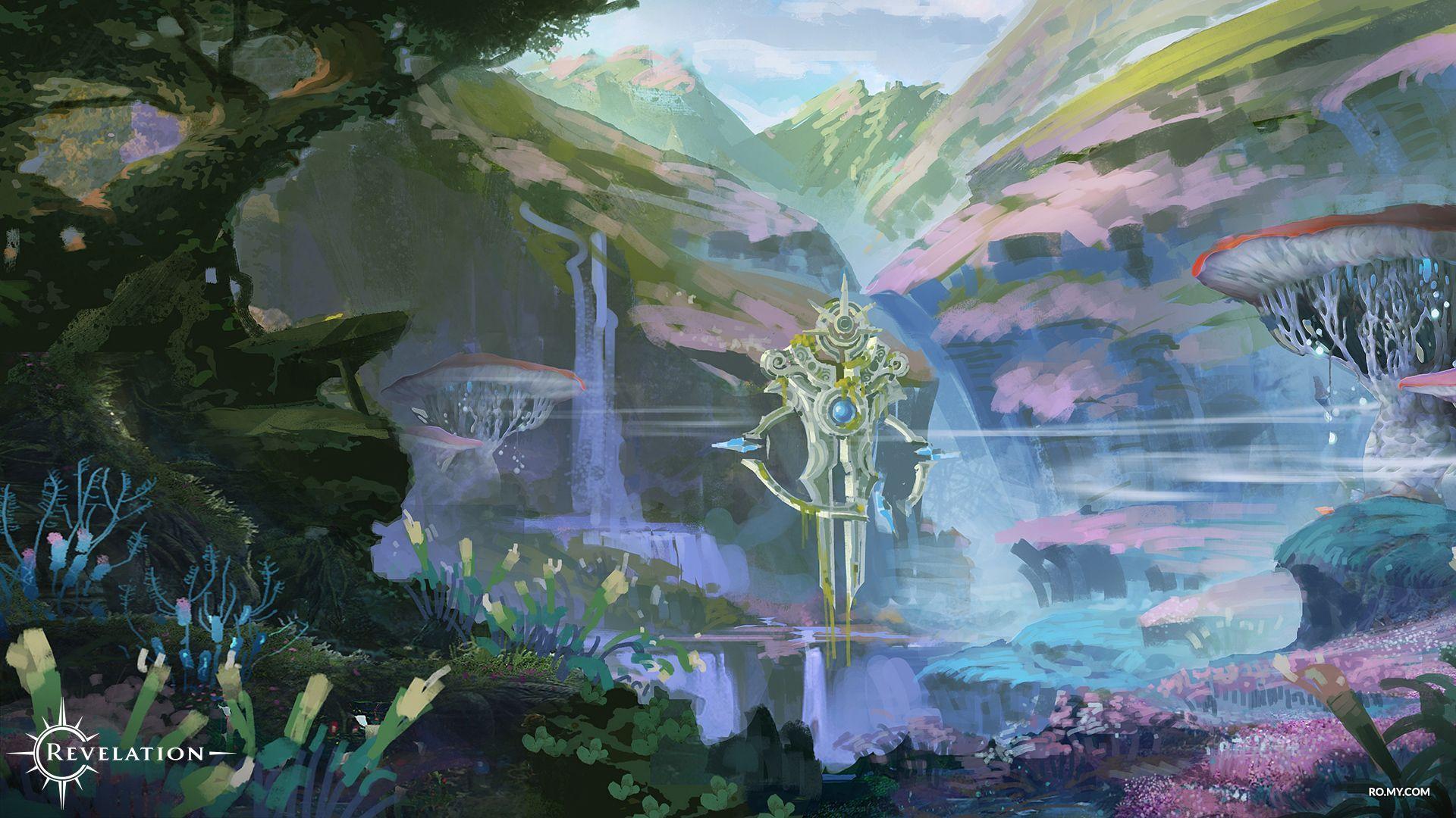 Concept Art. Revelation Online Website. environment