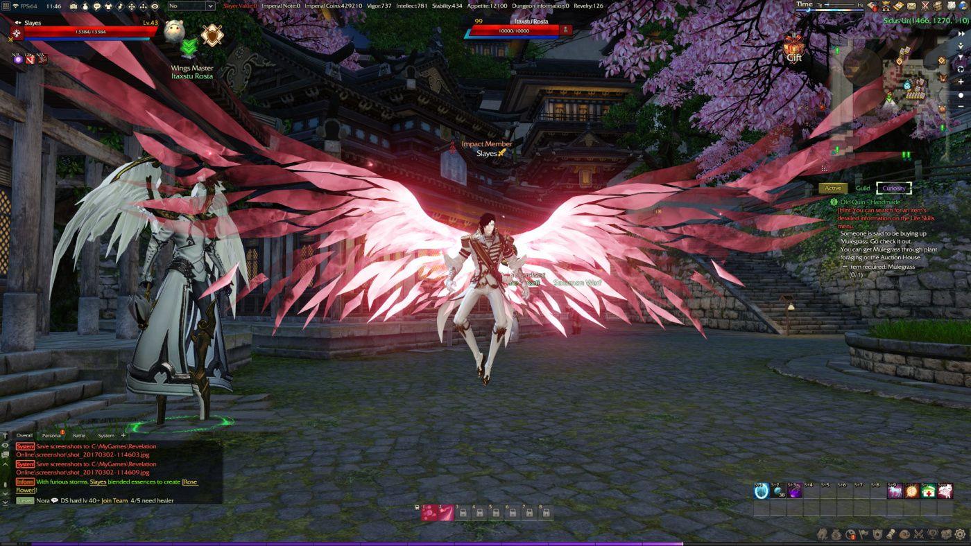 How to Craft Wings in Revelation Online