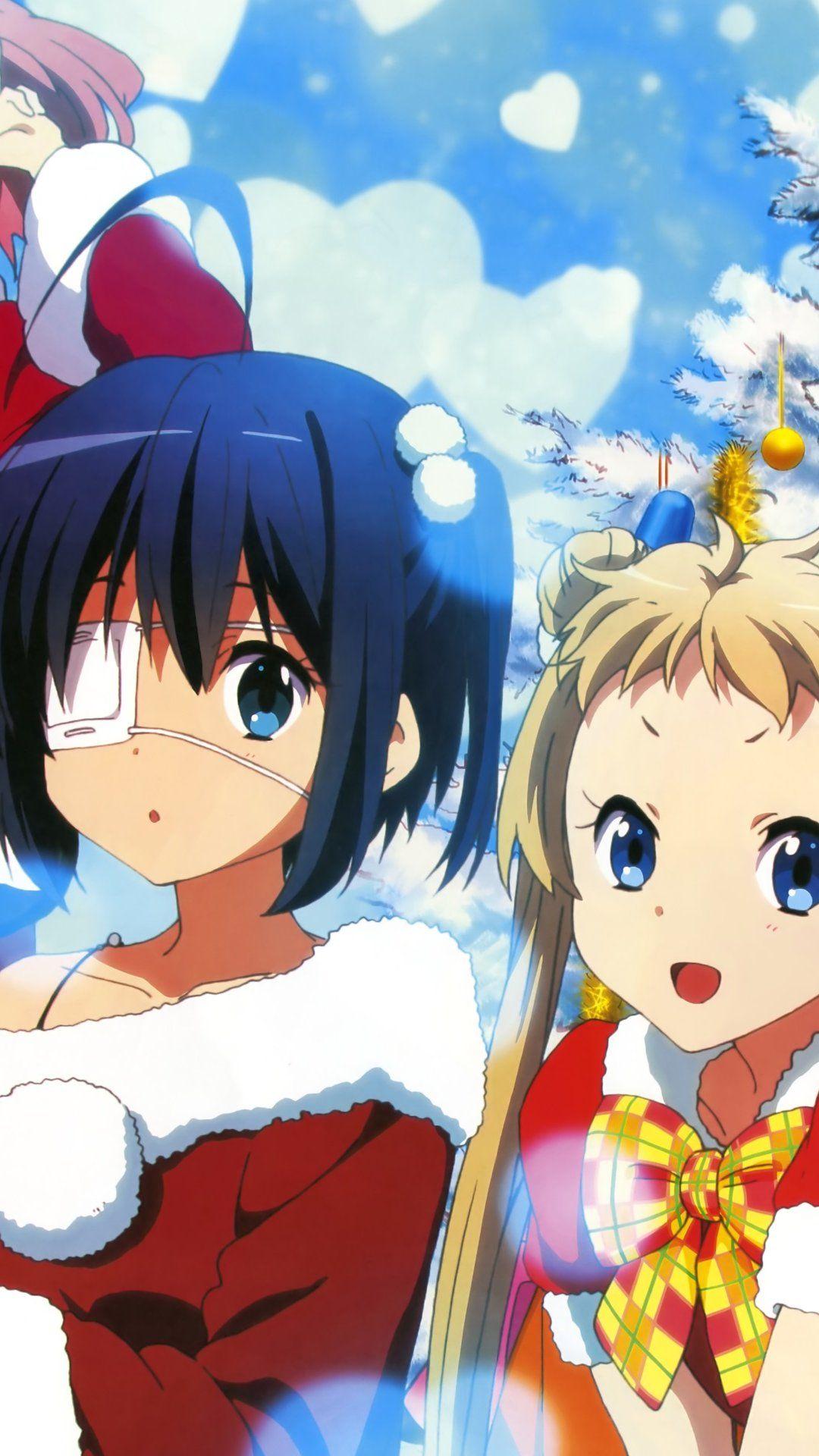 Christmas and Chuunibyou 1080x1920 HD anime wallpaper (9754)