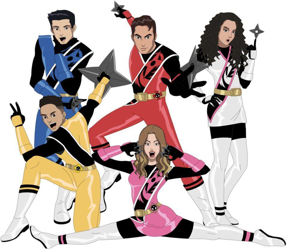 Anime style power rangers