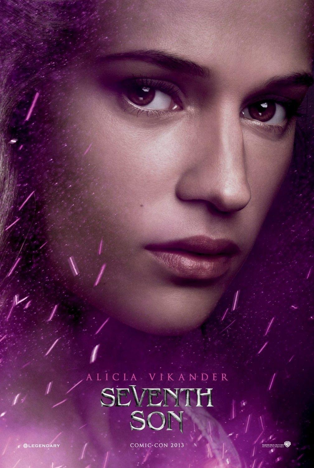 SEVENTH SON movie poster featuring Alicia Vikander. Movie Posters
