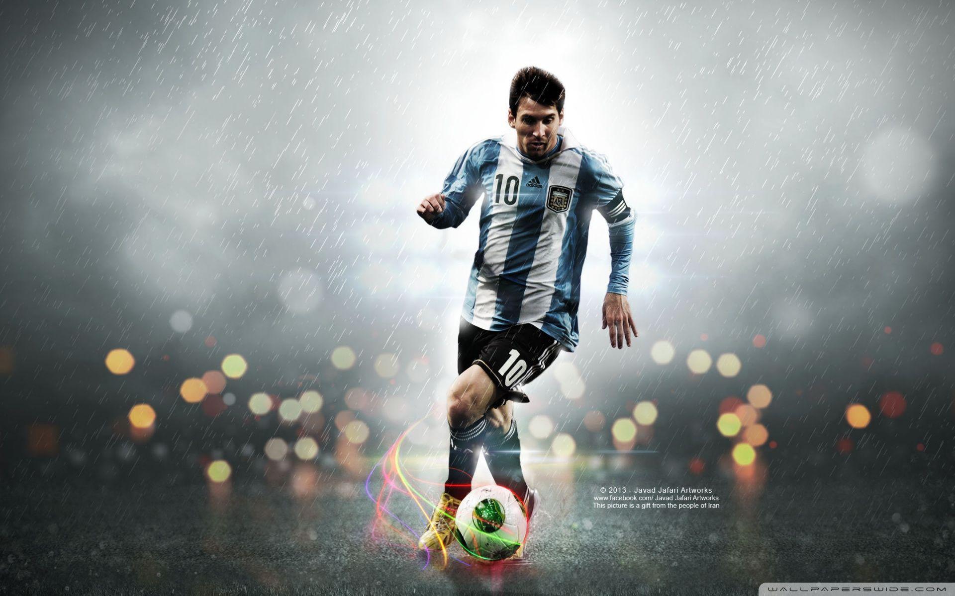Leo Messi 10 ❤ 4K HD Desktop Wallpaper for 4K Ultra HD TV • Wide