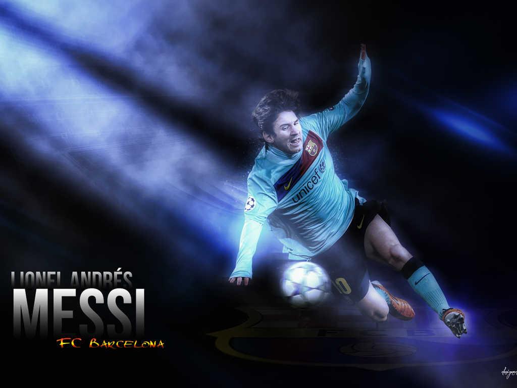 Messi Best Wallpaper Blue Wallpaper: Players, Teams, Leagues Wallpaper