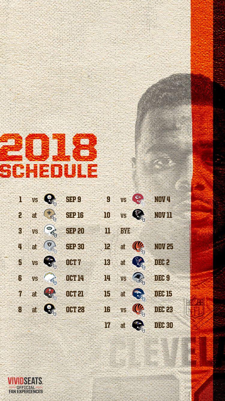 Browns Schedule Downloads
