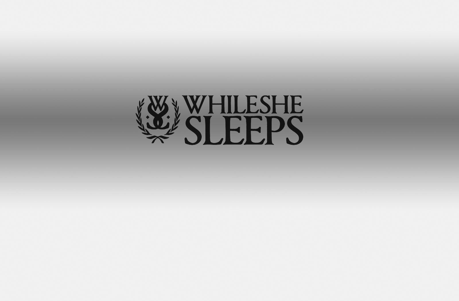 While She Sleeps Music Band Simple Wallpaper: While She Sleeps White