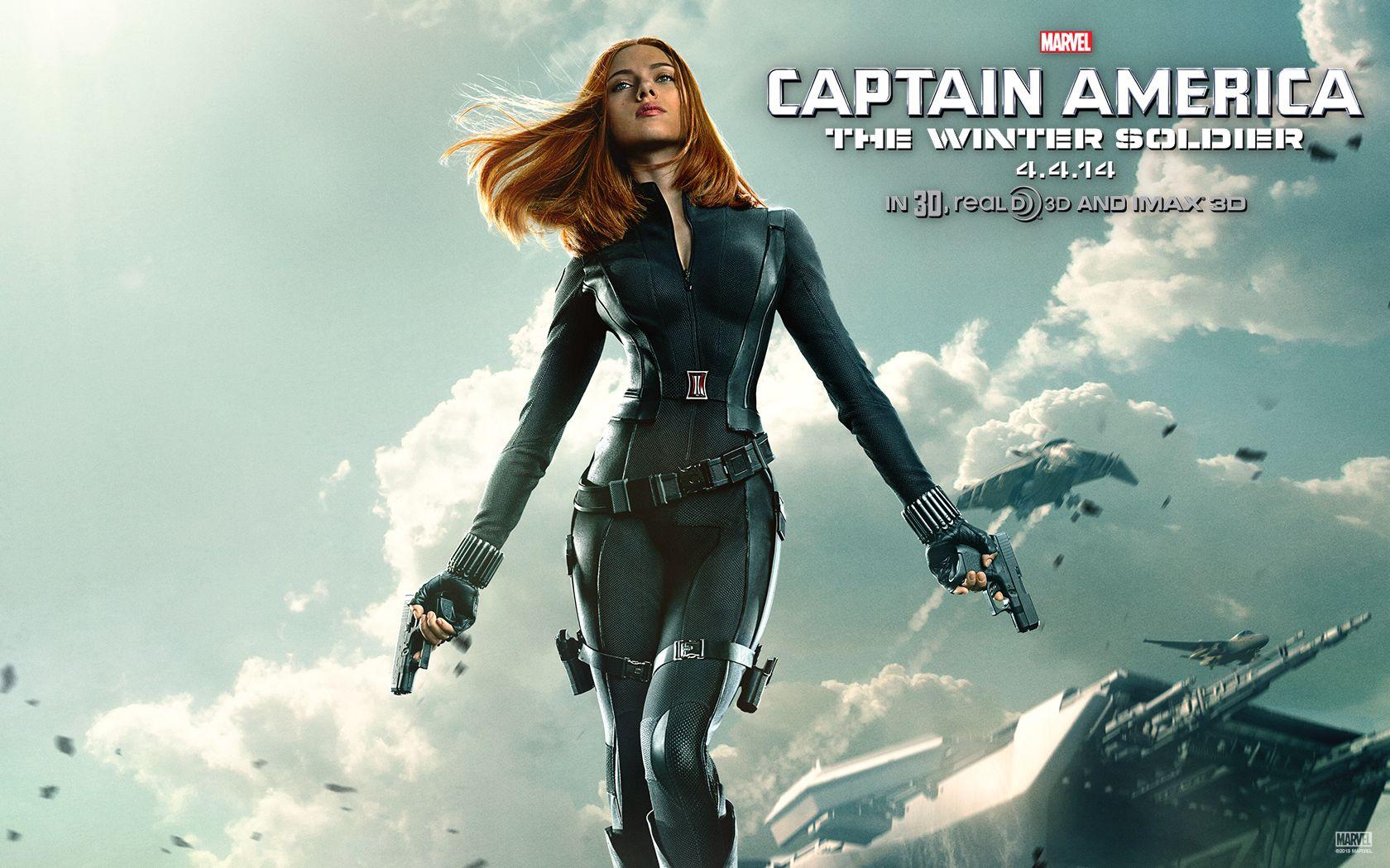 Get Scarlett Johansson's Poster Wallpaper For Captain America 2