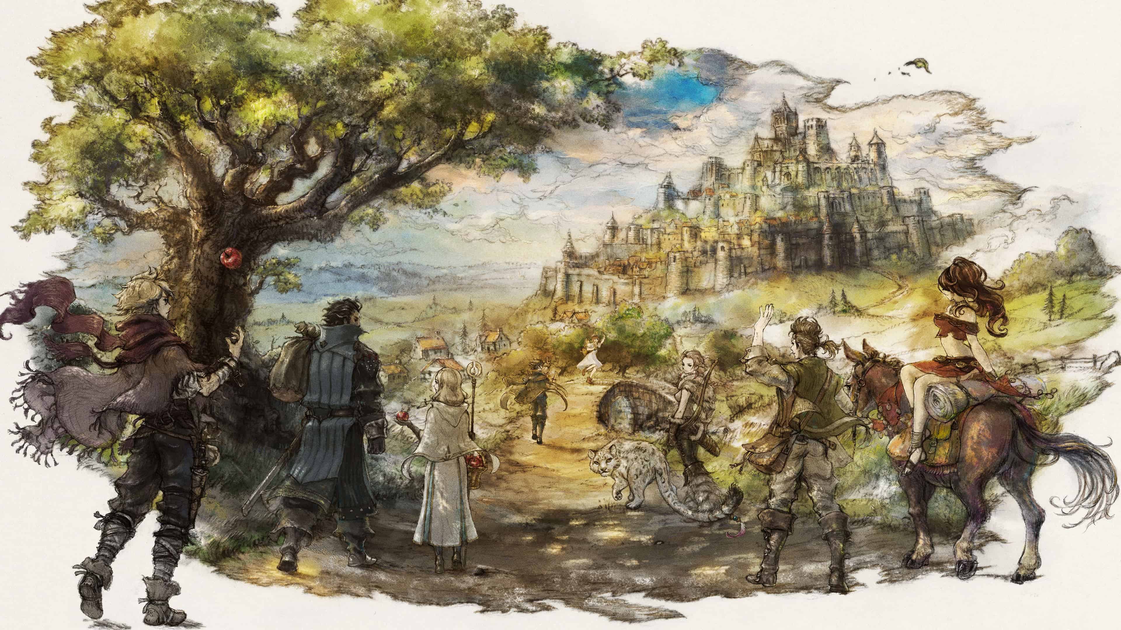 Octopath Traveler UHD 4K Wallpaper