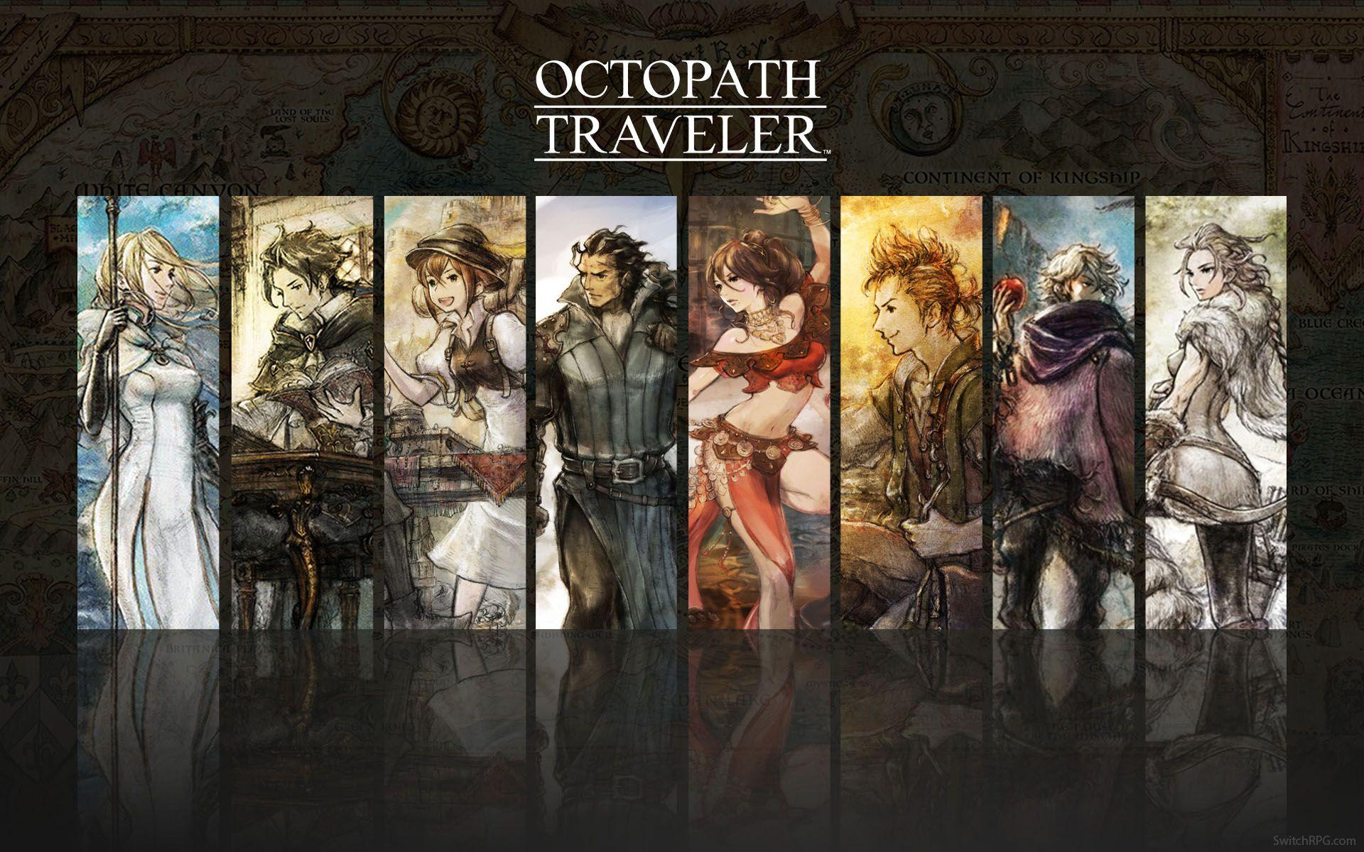 Octopath Traveler Group wallpaper