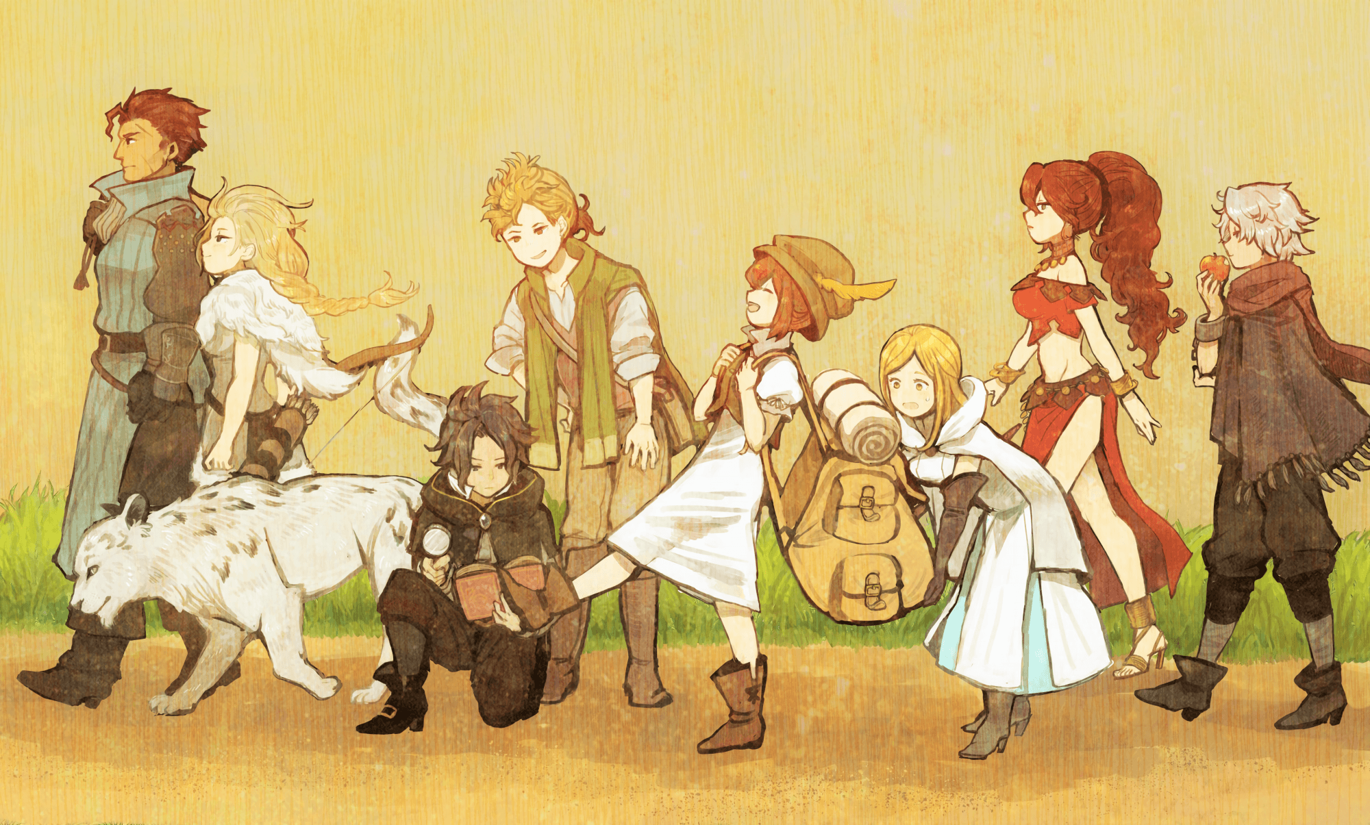 Octopath Traveler Full HD Wallpaper and Background Imagex1205