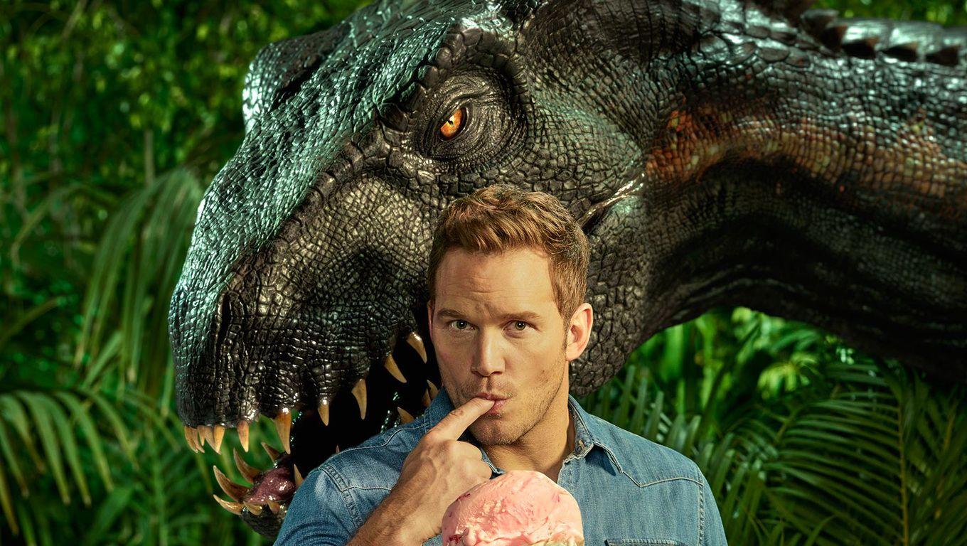Chris Pratt With Indoraptor In Jurassic World Fallen