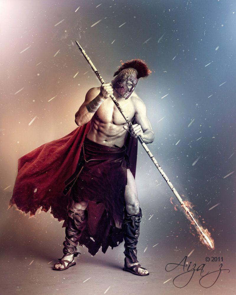 Spartan Warrior By Aizaz Leghari