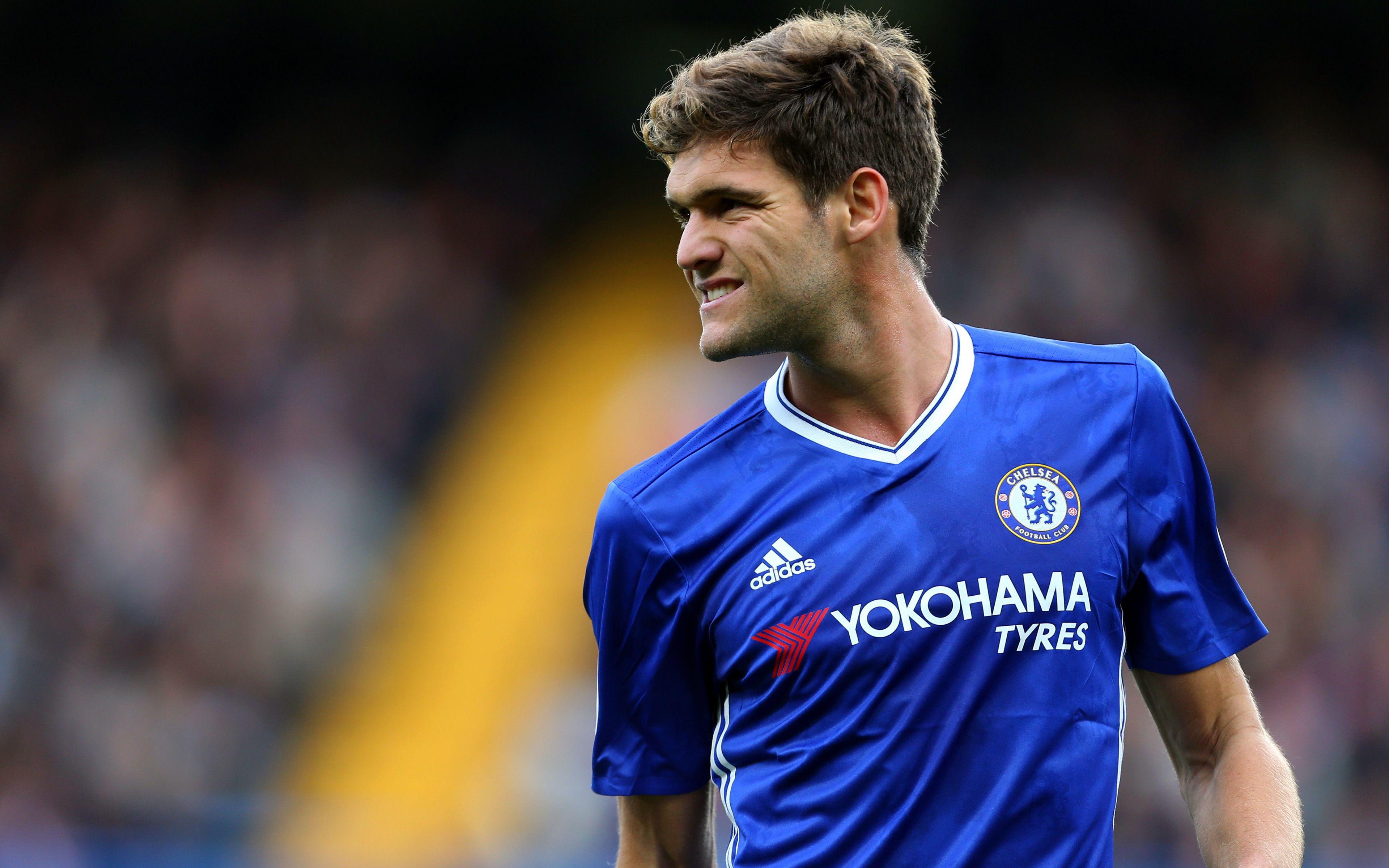 Download wallpaper Marcos Alonso, 4k, footballers, Chelsea FC