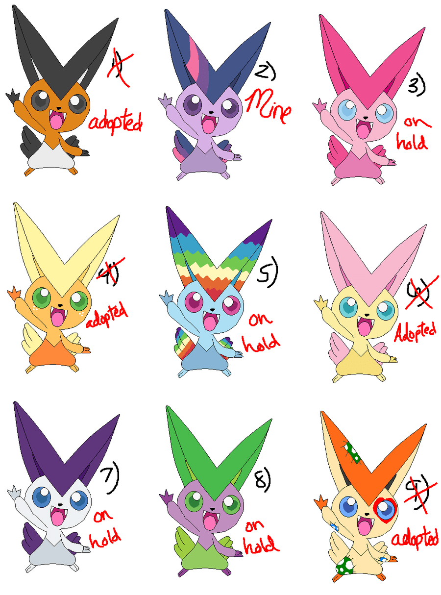 Victini Adopts :ALL ON HOLD