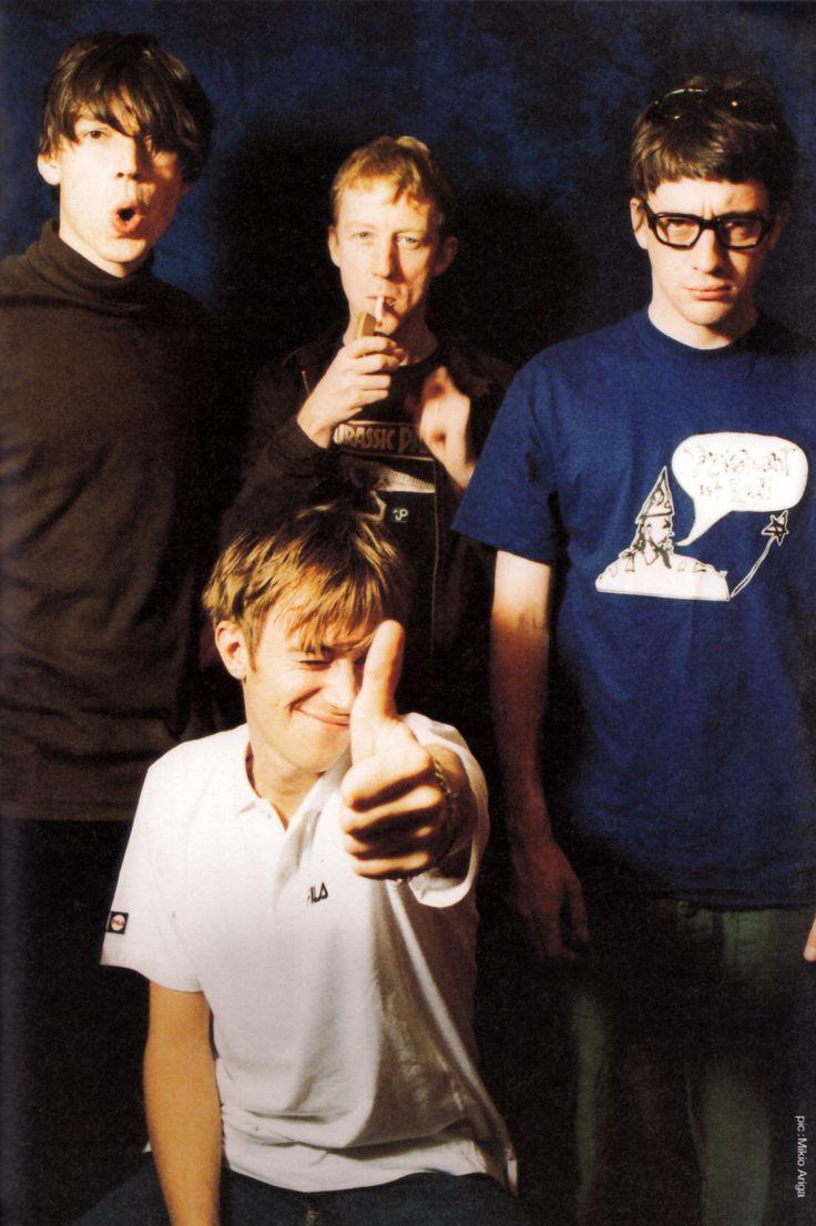 best Blur image. Damon albarn, Graham coxon and Blur